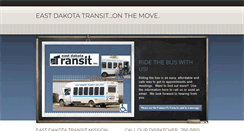 Desktop Screenshot of eastdakotatransit.com